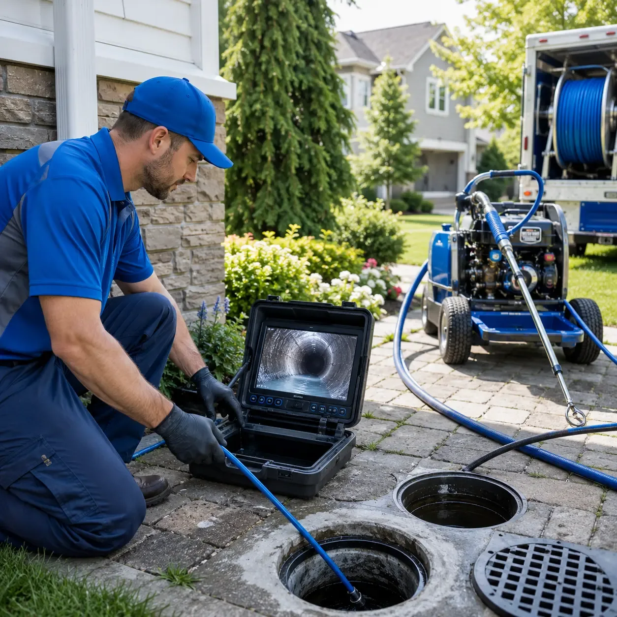 Outdoor drain cleaning professionals serving Dalton City, IL